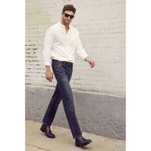 NEW KANCAN carter slim straight jeans in indigo